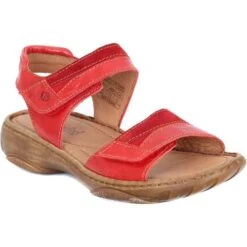Josef Seibel Womens Debra 19 Sandals - Rot Kombi