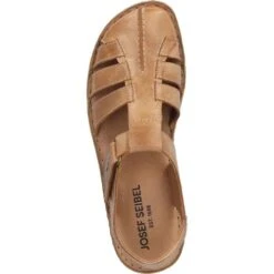 Josef Seibel Womens Rosalie 48 Sandals - Cognac -Shoe Sales Shop JosefSeibel Rosalie48 Cognac 5 7