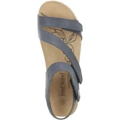 Josef Seibel Womens Tonga 25 Sandals - Jeans -Shoe Sales Shop JosefSeibel Tonga25 Jeans 3 7