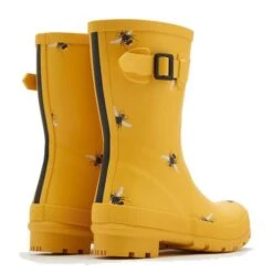 Joules Womens Molly Welly Short Wellington Boots - Gold Botanical Bees -Shoe Sales Shop Joules MollyWelly GLDBOTB2 6