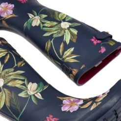 Joules Womens Welly Print Wellington Boots - Navy Floral -Shoe Sales Shop Joules WellyPrint NavyFloral 5 17