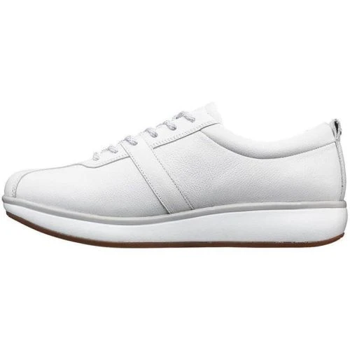 Joya Womens Emma Emotion Leather Lace Up Shoes - White 6 Joya Womens Emma Emotion Leather Lace Up Shoes - White - Image 4
