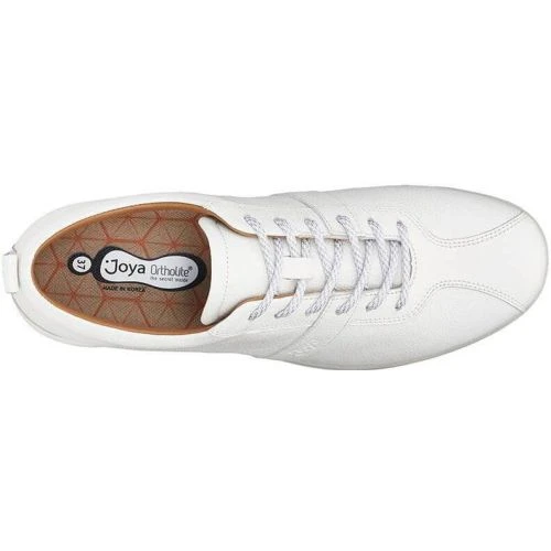 Joya Womens Emma Emotion Leather Lace Up Shoes - White 4 Joya Womens Emma Emotion Leather Lace Up Shoes - White - Image 2