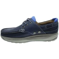 Joya Mens Havana Leather Boat Style Shoes - Dark Navy 8 Joya Mens Havana Leather Boat Style Shoes - Dark Navy -Shoe Sales Shop Joya Havanna DarkNavy 4 31