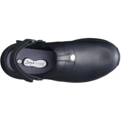 Joya Mens IQ SR Slip Resistant Leather Clog Shoes - Black -Shoe Sales Shop Joya IQSRM Black 5 19