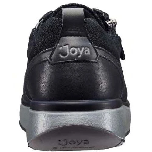 Joya Womens Laura Casual Leather Trainers - Black II 5 Joya Womens Laura Casual Leather Trainers - Black II - Image 3