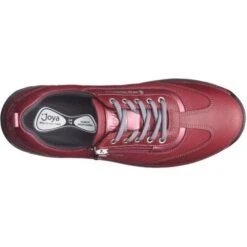 Joya Womens Laura Casual Leather Trainers - Red 12 Joya Womens Laura Casual Leather Trainers - Red -Shoe Sales Shop Joya Laura Red 5 11