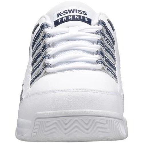 K-Swiss Mens Court Prestir Tennis Shoes - White Navy 5 K-Swiss Mens Court Prestir Tennis Shoes - White Navy - Image 3