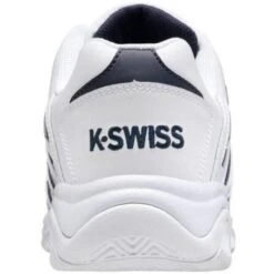 K-Swiss Mens Court Prestir Tennis Shoes - White Navy 12 K-Swiss Mens Court Prestir Tennis Shoes - White Navy -Shoe Sales Shop K Swiss CourtPrestir WhiteNavy 4 11