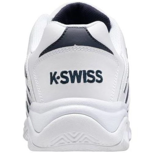 K-Swiss Mens Court Prestir Tennis Shoes - White Navy 6 K-Swiss Mens Court Prestir Tennis Shoes - White Navy - Image 4