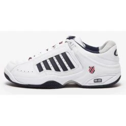 K Swiss Defier Mens Tennis Shoes - White Dress Blue Red 9 K Swiss Defier Mens Tennis Shoes - White Dress Blue Red -Shoe Sales Shop KSwiss DefierRS WtHiBluRed 4 18