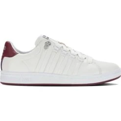 K-Swiss Mens Lozan II Trainers - White Winsore Wine Peacoat