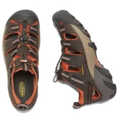 Keen Mens Arroyo II Waterproof Sandals - Black Olive Bombay Brown -Shoe Sales Shop Keen ArroyoII BlackOliveBombay 2 21
