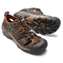 Keen Mens Arroyo II Waterproof Sandals - Black Olive Bombay Brown -Shoe Sales Shop Keen ArroyoII BlackOliveBombay 5 21