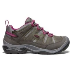 Keen Womens Circadia Waterproof Walking Shoes - Steel Grey Boysenberry -Shoe Sales Shop Keen Circadia GreyBosenberry 1 7