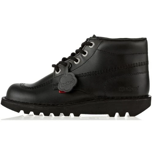 Kickers Kids Kick Hi Classic Ankle Boots - Black 5 Kickers Kids Kick Hi Classic Ankle Boots - Black - Image 3