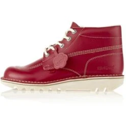 Kickers Kids Kick Hi Classic Ankle Boots - Red -Shoe Sales Shop Kickers KickHiKidsRT Red 1 40