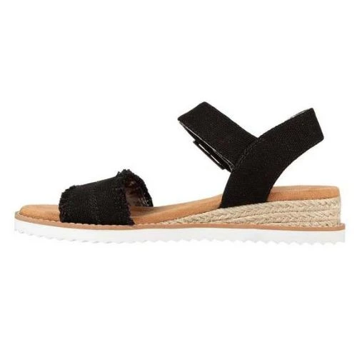 Skechers Womens Bobs Desert Kiss Adobe Princess Sandals - Black 4 Skechers Womens Bobs Desert Kiss Adobe Princess Sandals - Black - Image 2