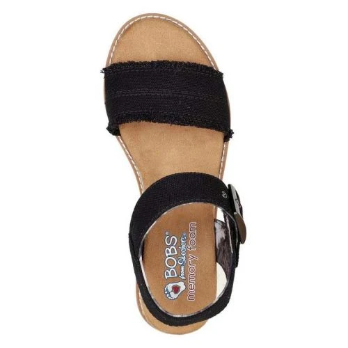Skechers Womens Bobs Desert Kiss Adobe Princess Sandals - Black 5 Skechers Womens Bobs Desert Kiss Adobe Princess Sandals - Black - Image 3