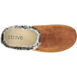 Strive Mens Luxembourg Slippers - Classic Tan -Shoe Sales Shop LUXEMBOURG Classic Tan Birdseye 5