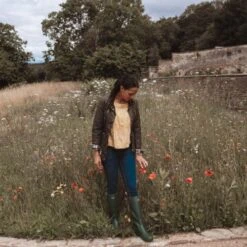 Le Chameau Womens Iris Wellington Boots - Vert Fonce -Shoe Sales Shop LeCham Iris VertFonce 5 6