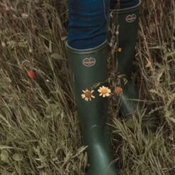 Le Chameau Womens Iris Wellington Boots - Vert Fonce -Shoe Sales Shop LeCham Iris VertFonce 6 6