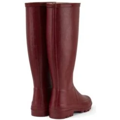 Le Chameau Womens Iris Wellington Boots - Rouge -Shoe Sales Shop LeCham IrisJerseyLined Rouge 2 14
