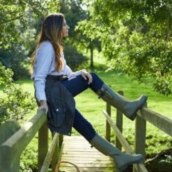 Le Chameau Mens Vierzon Jersey Lined Wellies Rain Boots - Vert -Shoe Sales Shop LeChameau Vierzon Vert 6 13