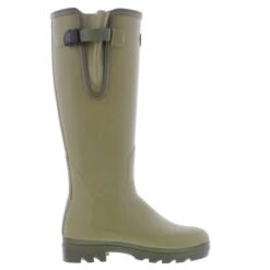 Le Chameau Womens Vierzonord Neoprene Lined Wellies Rain Boots - Vert -Shoe Sales Shop LeChameau Vierzonord Vert jpg01 6