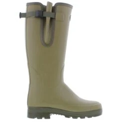 Le Chameau Mens Vierzonord Neoprene Lined Wellies Rain Boots - Vert -Shoe Sales Shop LeChameau VierzonordM Vert jpg01 8