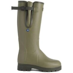 Le Chameau Mens Vierzonord Plus 5mm Neo Wellies - Vert Vierzon -Shoe Sales Shop LeChameau VierzonordPlus Vert 2 8
