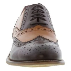 London Brogues Mens Gatsby Shoes - Tan Brown 13 London Brogues Mens Gatsby Shoes - Tan Brown -Shoe Sales Shop LondonB Gatsby TanBrownLeather02 7