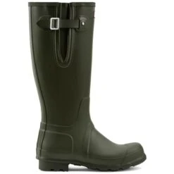 Hunter Mens Original Side Adjustable Boots - Dark Olive -Shoe Sales Shop MOriginalSideAdj DkOlive 1596901