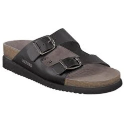 Mephisto Womens Harmony 2 Strap Adjustable Sandals - Black