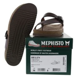 Mephisto Womens Helen Toe Post Sandals - Chestnut Dark Brown 11 Mephisto Womens Helen Toe Post Sandals - Chestnut Dark Brown -Shoe Sales Shop Mephisto Helen Chestnut SOLE 5