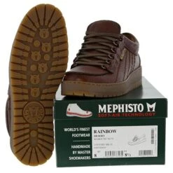 Mephisto Mens Rainbow Walking Shoes - Desert -Shoe Sales Shop Mephisto Rainbow Desert Sole 10