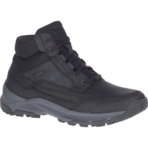 Merrell Mens Anvik 2 Mid Waterproof Walking Boot - Black 4 Merrell Mens Anvik 2 Mid Waterproof Walking Boot - Black - Image 2