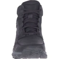 Merrell Mens Anvik 2 Mid Waterproof Walking Boot - Black 14 Merrell Mens Anvik 2 Mid Waterproof Walking Boot - Black -Shoe Sales Shop Merrell Anvik2Mid Black 3 14