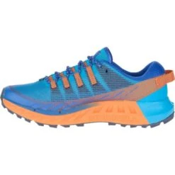 Merrell Mens Agility Peak 4 Vegan Trail Running Shoes - Tahoe -Shoe Sales Shop Merrell MensAgilityPeak4 Tahoe 4 20