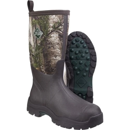 Muck Boots Mens Derwent II Neoprene Wellies - Bark Camo 5 Muck Boots Mens Derwent II Neoprene Wellies - Bark Camo - Image 3