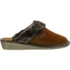 Nordikas Womens 1357 Top Line Slippers - Afelpado Cuero -Shoe Sales Shop Noridkas 1357O AfelpadoCuero 01 6