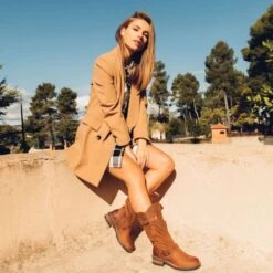 Oak & Hyde Womens Crest Boots - Cognac -Shoe Sales Shop OaH CrestCesar Cognac 2 6