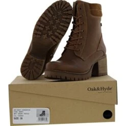 Oak & Hyde Womens Kensington Boots - Cognac 12 Oak & Hyde Womens Kensington Boots - Cognac -Shoe Sales Shop OaH Kensington Cognac SOLE 6