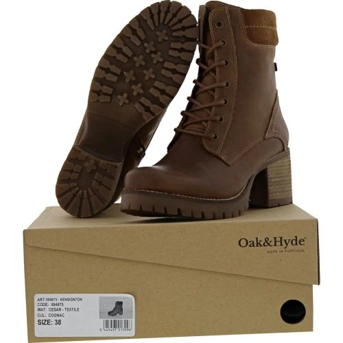 Oak & Hyde Womens Kensington Boots - Cognac 6 Oak & Hyde Womens Kensington Boots - Cognac - Image 4