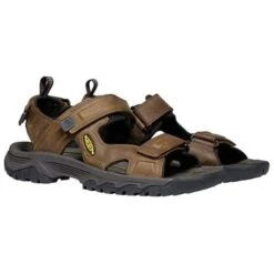 Keen Mens Targhee III Open Toe Sandal - Bison Mulch -Shoe Sales Shop OpenToeSandal BisonBrown 4639916 3