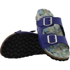 Oxygen Womens Phoebe Vegan Sandals - Blue -Shoe Sales Shop Oxygen Phoebe Blue H 7