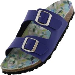 Oxygen Womens Phoebe Vegan Sandals - Blue -Shoe Sales Shop Oxygen Phoebe Blue L 7