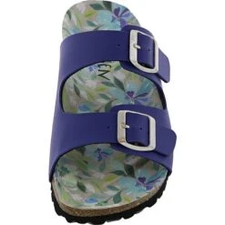 Oxygen Womens Phoebe Vegan Sandals - Blue -Shoe Sales Shop Oxygen Phoebe Blue V 7