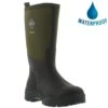 Muck Boots Mens Derwent II Neoprene Wellies Rain Boots - Moss