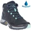 Merrell Womens Siren 3 Mid GTX Waterproof Boots - Navy Dragonfly -Shoe Sales Shop PS2628